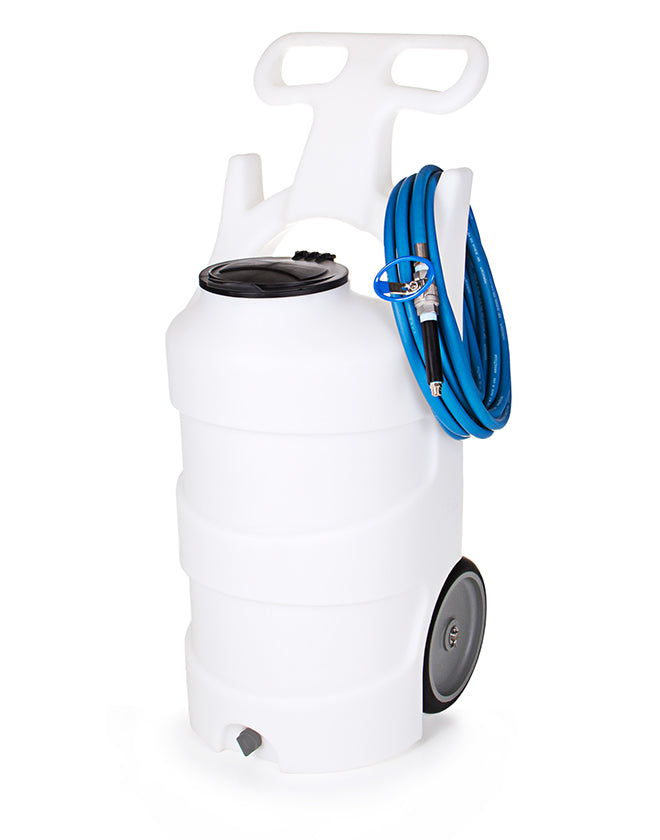 Battery Operated Foam Unit with Stainless Steel Ball Valve - 10 Gallon